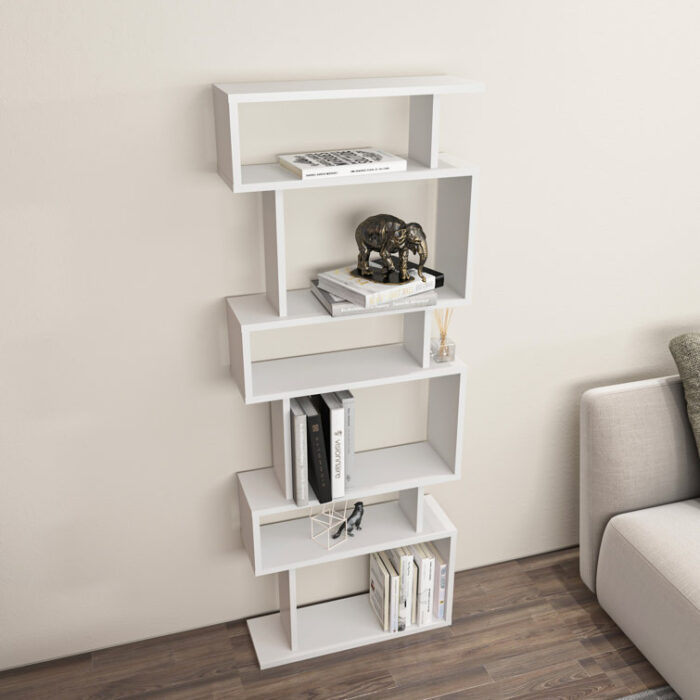 Tovan Geometric Bookcase - Chic Decora