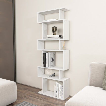 Tovan Geometric Bookcase - Chic Decora