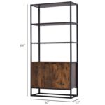 Towne Storage Bookcase - Chic Decora