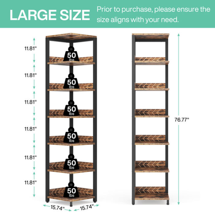 Travond Corner Bookcase - Chic Decora