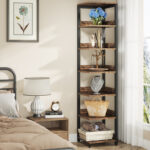 Travond Corner Bookcase - Chic Decora