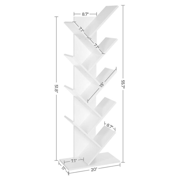 Trivette Geometric Bookcase - Chic Decora