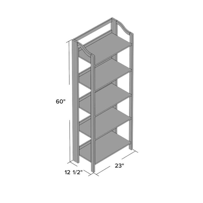 Troy Etagere Bookcase - Chic Decora