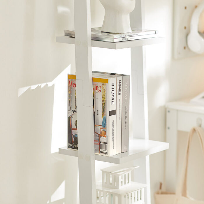 Umaiza Ladder Storage Bookcase - Chic Decora