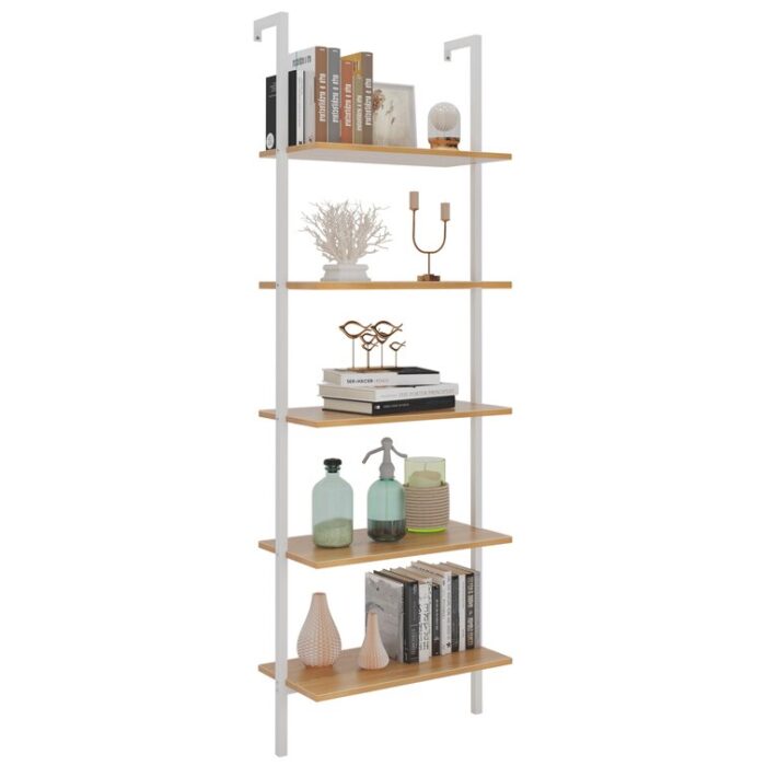 Unfinished Ladder Bookcase - Chic Decora