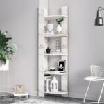 Vaino Corner Bookcase - Chic Decora