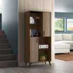 Van Horne Storage Bookcase - Chic Decora