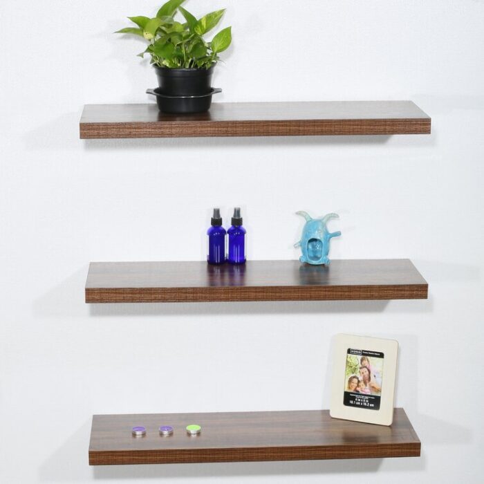 Vanscoy 3 Piece Floating Shelf - Chic Decora