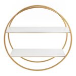 Vasquez 2 Piece Circle Accent Shelf - Chic Decora