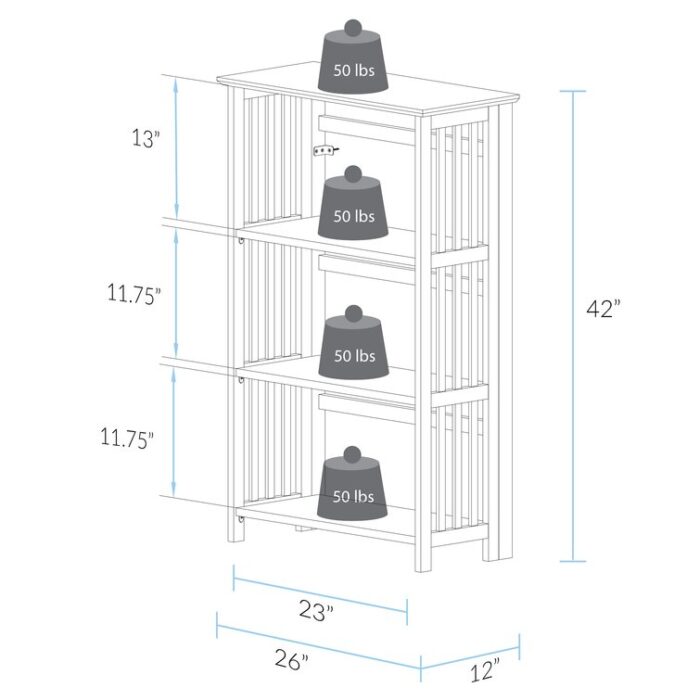 Vedaant Bookcase - Chic Decora