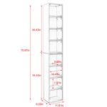 Virginis Bookcase - Chic Decora