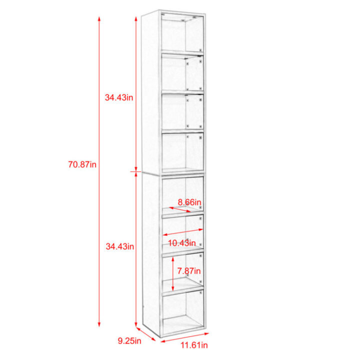 Virginis Bookcase - Chic Decora