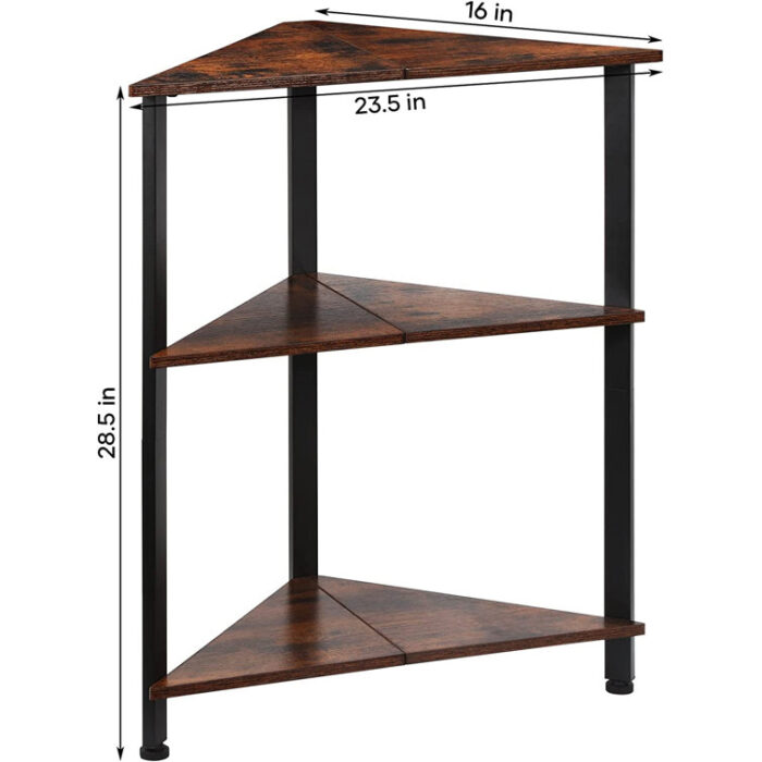 Wilmeth Corner Bookcase - Chic Decora