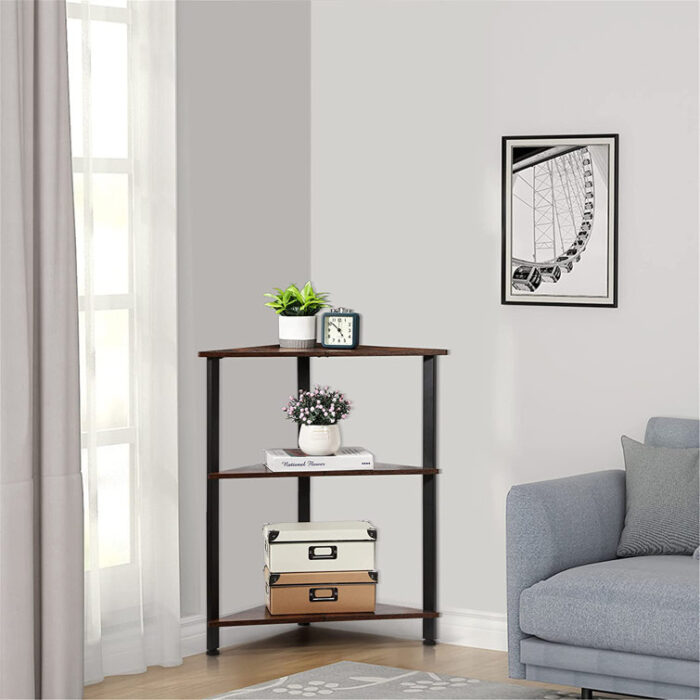 Wilmeth Corner Bookcase - Chic Decora