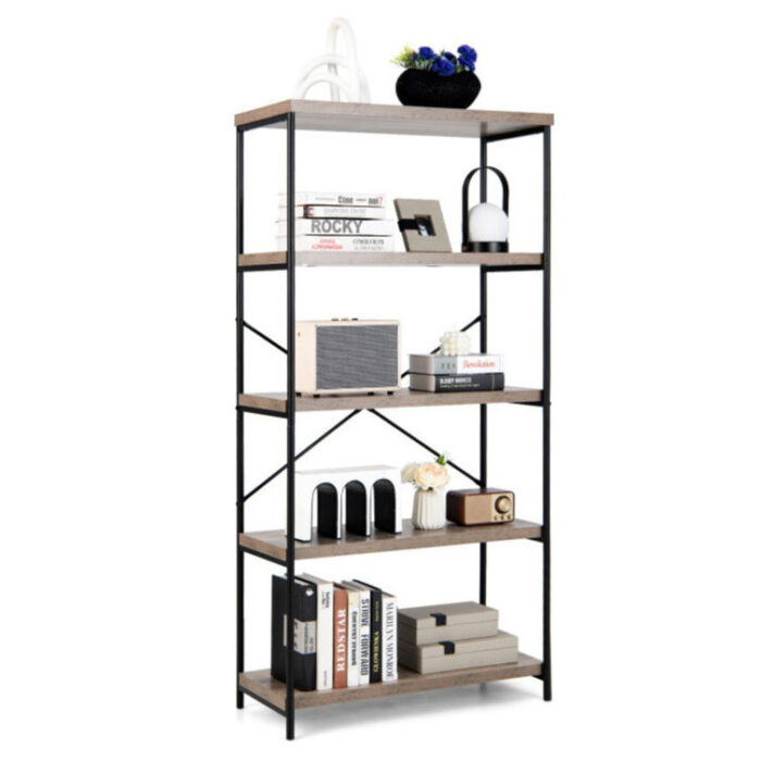 Wiveca Etagere Bookcase - Chic Decora