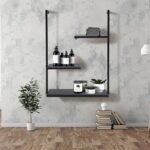 Braysham 5 Piece Metal Floating Shelf - Chic Decora