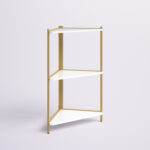 Wynton Corner Bookcase - Chic Decora