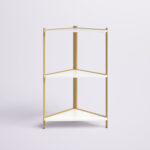 Wynton Corner Bookcase - Chic Decora