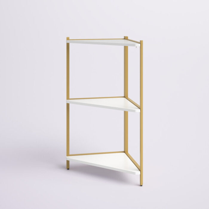 Wynton Corner Bookcase - Chic Decora