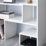 Yak About It Compact Adjustable Dorm Desk Bookshelf - Chic Decora