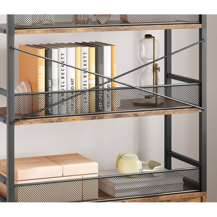 Yanna Etagere Bookcase - Chic Decora