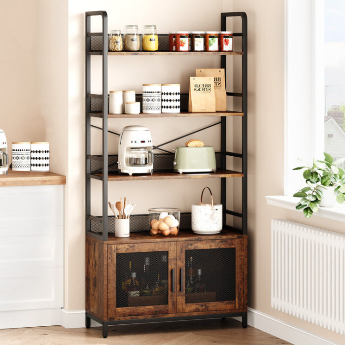 Yanna Etagere Bookcase - Chic Decora