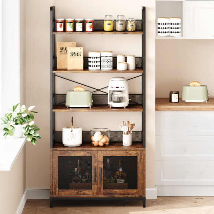 Yanna Etagere Bookcase - Chic Decora