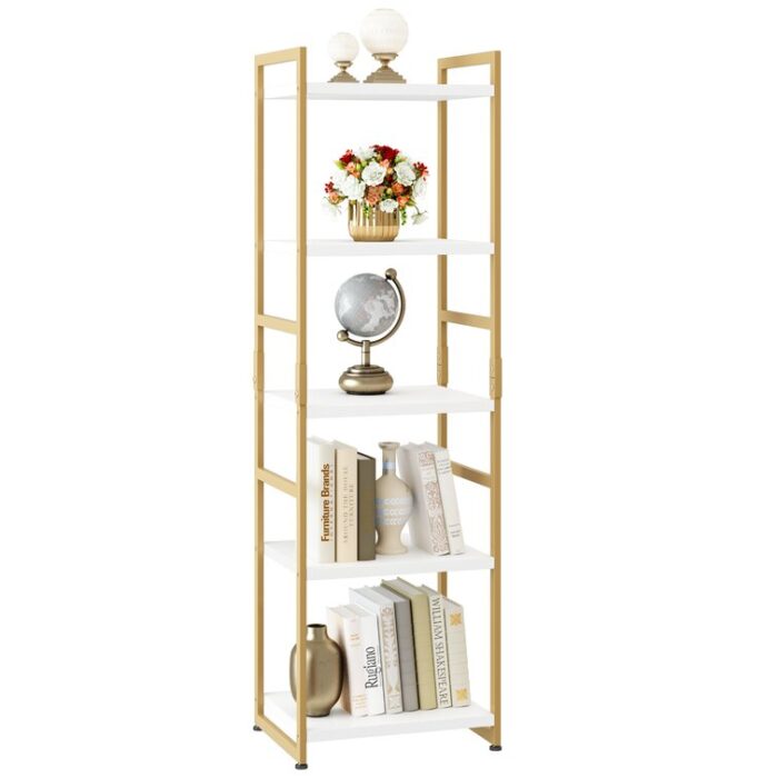 Yehuda 59.1″ H x 17.7″ W Etagere Bookcase - Chic Decora