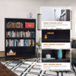 Zahmira Bookcase - Chic Decora