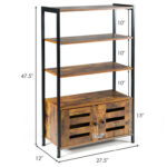 Zoraida Ladder Storage Bookcase - Chic Decora