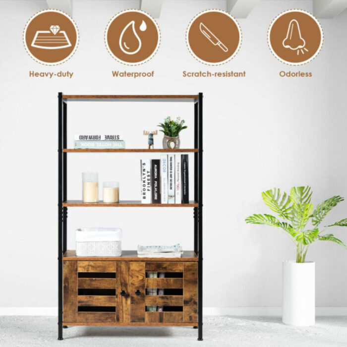 Zoraida Ladder Storage Bookcase - Chic Decora