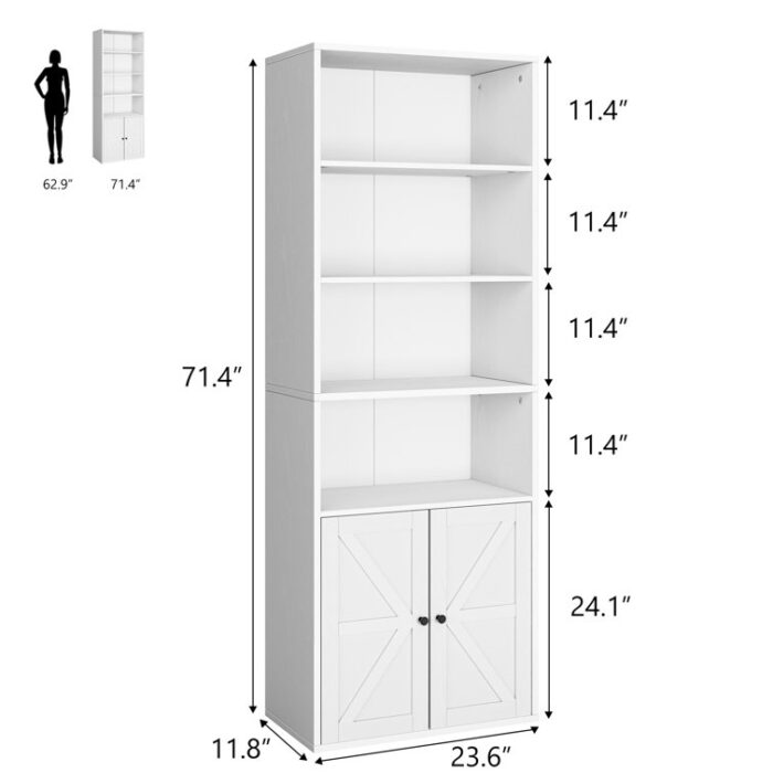 Zweer Storage Bookcase - Chic Decora