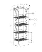 Lidiea Bookcase - Chic Decora