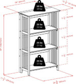 Baca Etagere Bookcase - Chic Decora