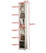 6 -Tier Storage Shelves Bookcase - Chic Decora