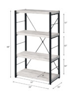 Rotem Etagere Bookcase - Chic Decora