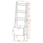 Apollon Etagere Storage Bookcase - Chic Decora