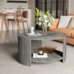 36″ Round Coffee Table for Living Room - Chic Decora