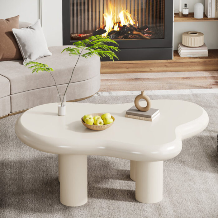 39.4″ Cloud Coffee Table - Chic Decora