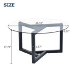 Aasu Coffee Table,living room table,Cocktail Table - Chic Decora