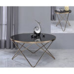 Accursio Glass Top Coffee Table - Chic Decora