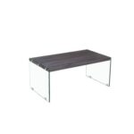 Aganlane Solid Wood Top Coffee Table - Chic Decora