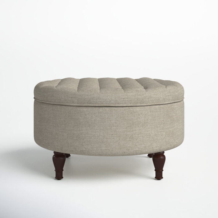 Ahan Upholstered Ottoman - Chic Decora