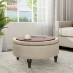 Ahan Upholstered Ottoman - Chic Decora