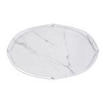 Ahlgren Faux Marble Coffee Table Cocktail Tables Steel - Chic Decora