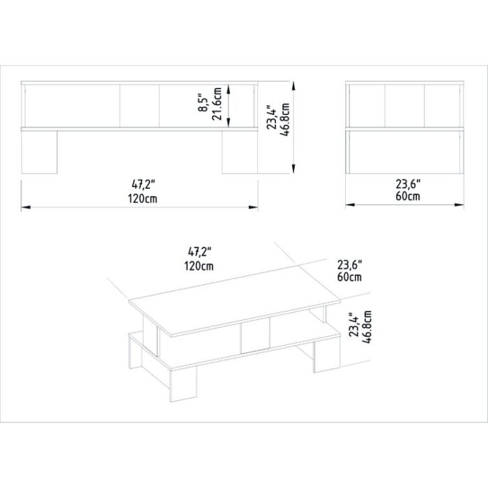 Ahri Coffee Table - Chic Decora