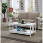 Aidia 39.50″ Coffee Table with Shelf - Chic Decora