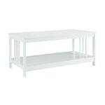 Aidia 39.50″ Coffee Table with Shelf - Chic Decora