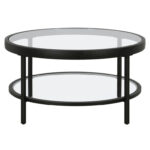 Alexis 32″ Wide Round Coffee Table - Chic Decora