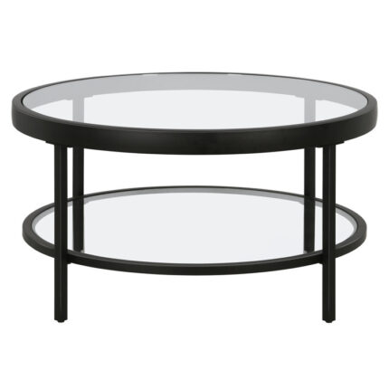 Alexis 32″ Wide Round Coffee Table - Chic Decora